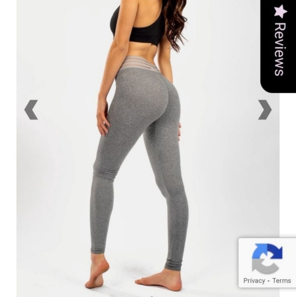 Heather presley transparent band leggings